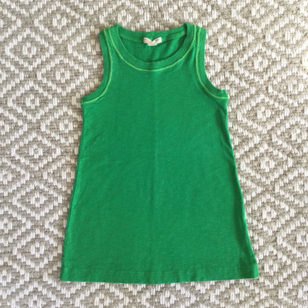 Crewcuts Green Sleeveless Knit Dress